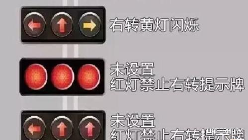圆红灯绿箭头灯交通规则知识