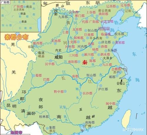 大秦帝国灭六国全过程地图(大秦帝国统一六国前地图)